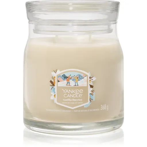 Yankee Candle Vanilla Flurries lumânare parfumată Signature 368 g