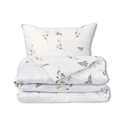 Lenjerie de pat Matex Satin Floare de pajiște, 140 x 200 cm, 70 x 90 cm