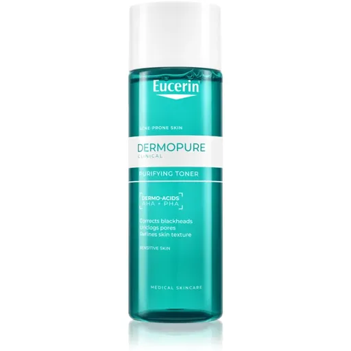 Eucerin DermoPure Clinical Purifying Toner tonic pentru curatare impotriva imperfectiunilor pielii cauzate de acnee 200 ml