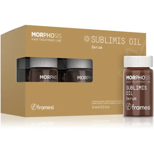 Framesi Morphosis Sublimis Oil ser cu hidratare intensă pentru păr 6x15 ml