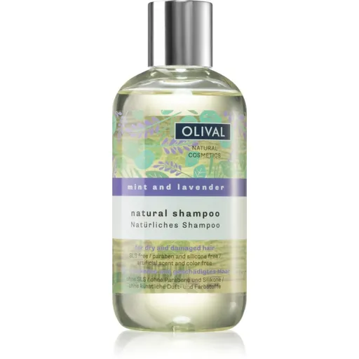 Olival Natural Mint and Lavender sampon natural pentru păr uscat și deteriorat 250 ml
