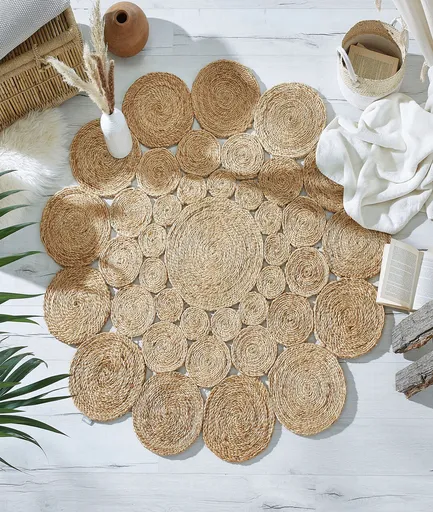 Covor, 00003A, 90x90 cm, Natural