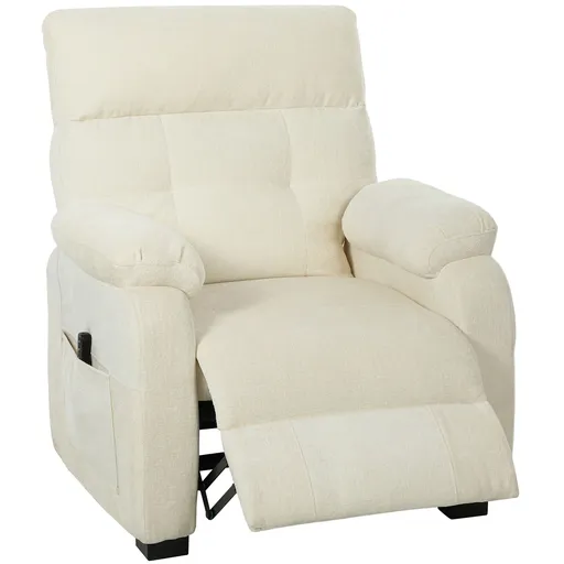 HOMCOM Fotoliu Relax Electric Reclinabil 150° cu Suport pentru Picioare, Șezut Spațios, Fotoliu Silențios, Port USB, Funcție Memory, Telecomandă, din