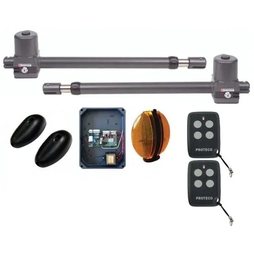 Kit automatizare porti batante Proteco KIT LEADER 4, maxim 350Kg / foaie si lungime 2.75m
