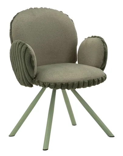 Set 2 scaune Stockholm -B, Mauro Ferretti, 64x68x83 cm, fier/poliester, verde