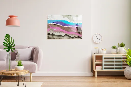 Tablou decorativ, 1114, 70 x 100 cm, Multicolor