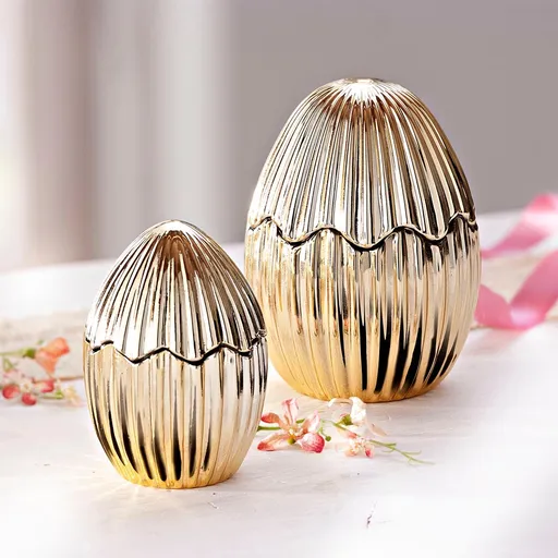 Cutii cadou Ouă de aur, set 2 buc.