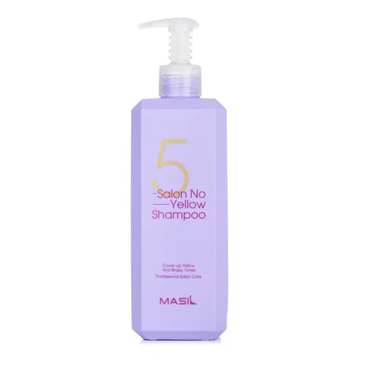 Masil Șampon violet neutralizant al tonurilor galbene 5 (Salon No Yellow Shampoo) 500 ml