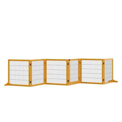 PawHut gard limitare acces caini talie mica, 432x36x70cm | Aosom Romania