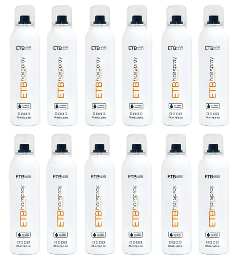 Set 12 - Spray pentru Stralucirea Parului Etb Hair Professional, 250 ml