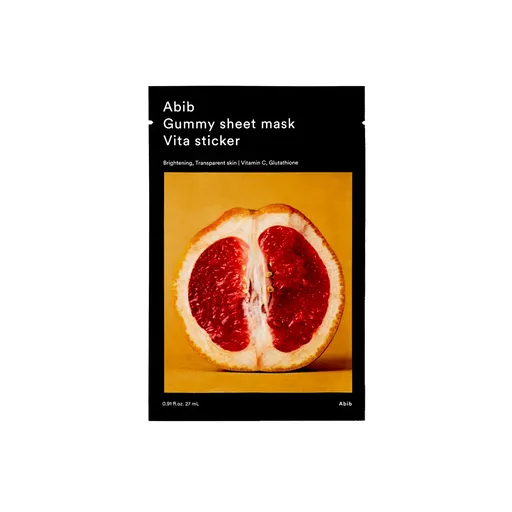 Abib Mască iluminatoare de pânză Vita Sticker (Gummy Sheet Mask) 27 ml