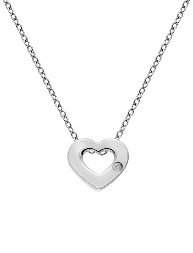 Hot Diamonds Colier inimă de argint Amulets DP747