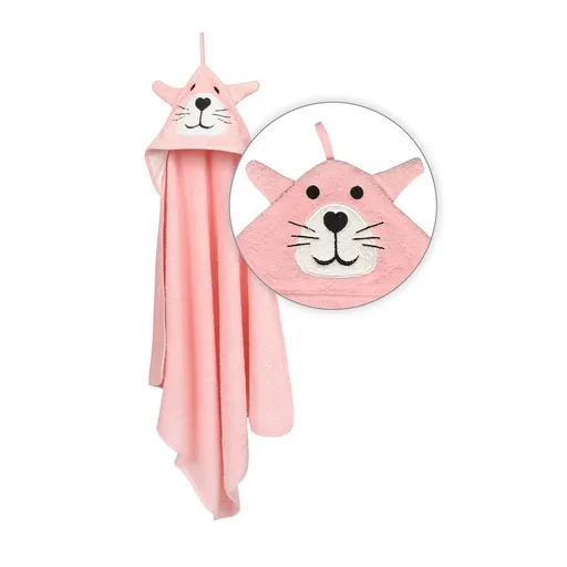 Prosop cu glugă pentru bebeluși Jimmy Tigru, 80 x 80 cm