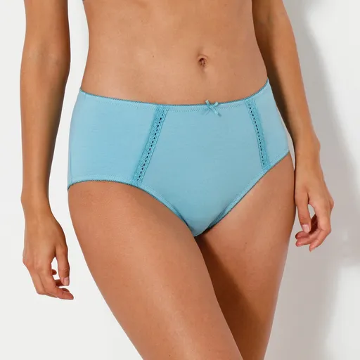 Set de 2 chiloți maxi din bumbac cu aplicații