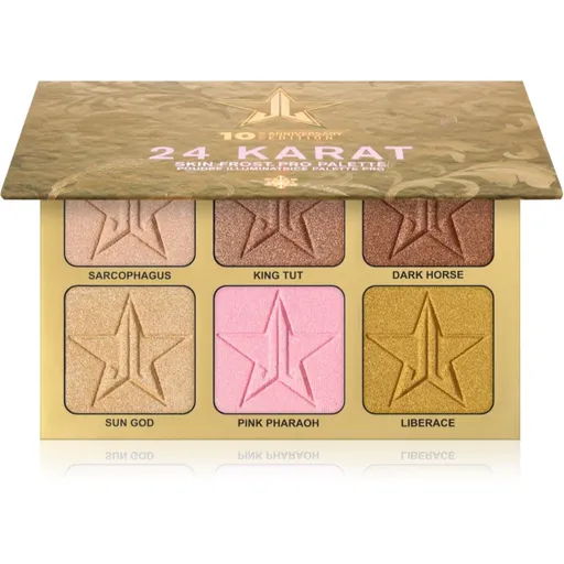 Jeffree Star Cosmetics Skin Frost™ 24K Highlighter paletă de iluminatoare 6x7 g