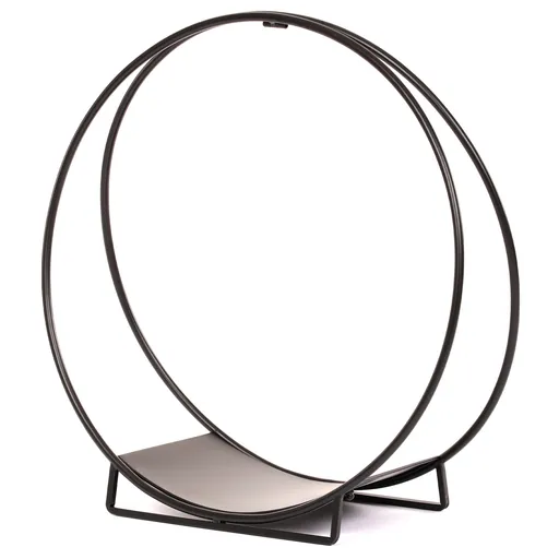 Suport metalic circular pentru lemne, 70 x 71 x 29cm