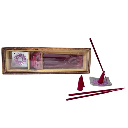 Arome Set cadou cu bețișoare parfumate, Trandafir