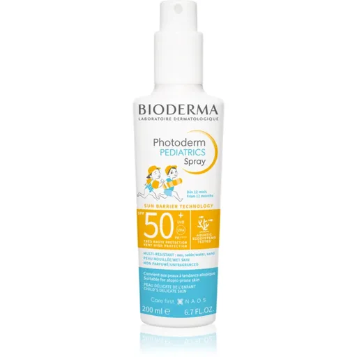 Bioderma Photoderm Pediatrics spray pentru protectie solara pentru copii SPF 50+ 200 ml