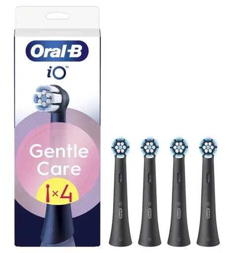 Oral B Capete de schimb pentru periuța de dinți iO Gentle Care Black 4 bucăți