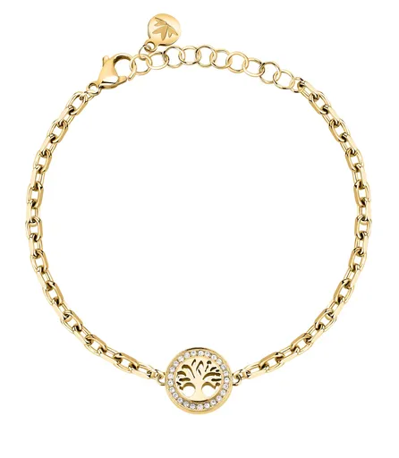 Morellato Brățară decentă placată cu aur Arborele vieții Talismani SAQE45