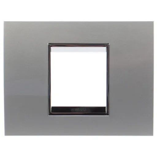 Rama ornament 2 module Gewiss Chorus Lux GW16202VT, titan