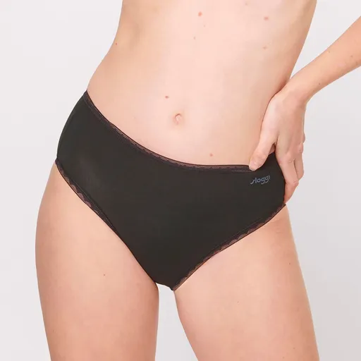 Set de 2 chiloți maxi din bumbac organic GO