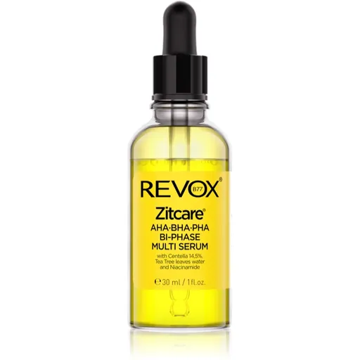 Revox B77 Zitcare AHA BHA PHA Bi-Phase Multi Serum ser bifazic pentru netezirea și matifierea tenului 30 ml