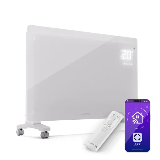 Klarstein Bornholm Smart 2500, încălzitor, 2500W, WiFi, LED, IP24