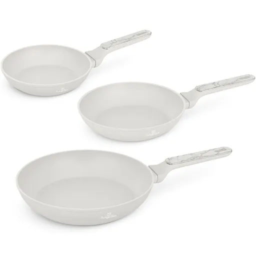 BerlingerHaus Set de tigaie cu suprafață din titan Sahara Marble, 3 bucăți