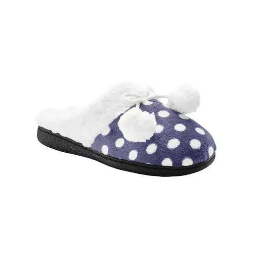 Papuci de fleece cu buline