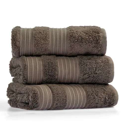 Prosop de baie, L'essentiel Maison, London Wash, 60% Bumbac/40% Bambus, Maro