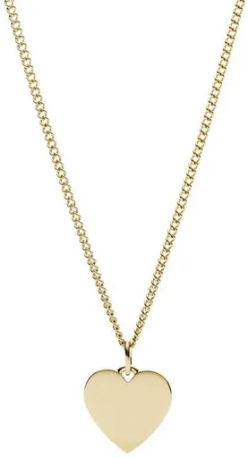 Fossil Colier din oțel JF03080710 (lanț, pandantiv)