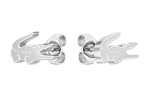 Lacoste Cercei originali din oțel Crocodile 2040050