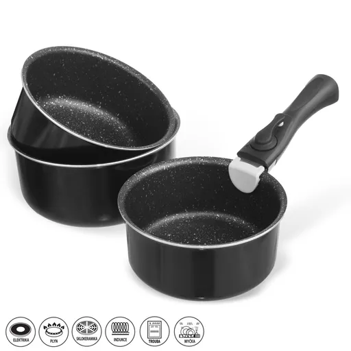 Set de tigăi GRANDE COMBI 3+maner suplimentar