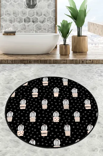 Covoras de baie, L'essentiel Maison, Temperature Circle Djt 160, Multicolor