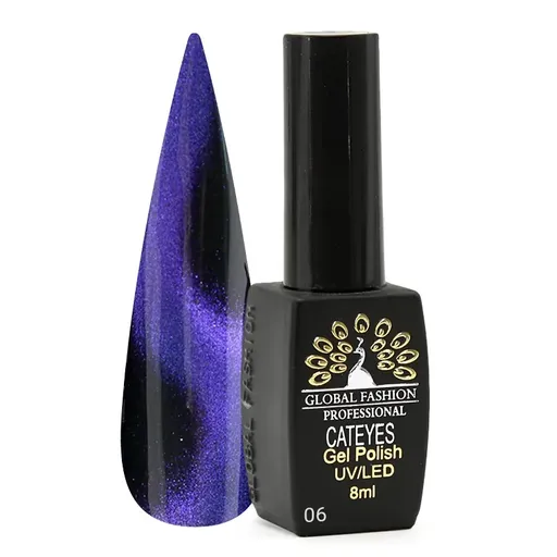 Oja Semipermanenta 24D Cat Eye 8ml, 06, TPO Free