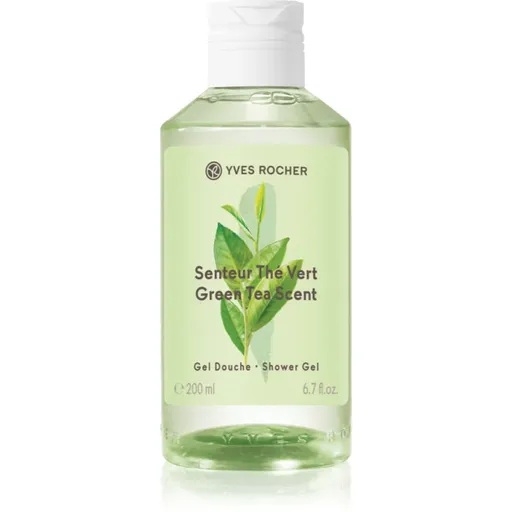 Yves Rocher Green Tea gel de dus revigorant 200 ml