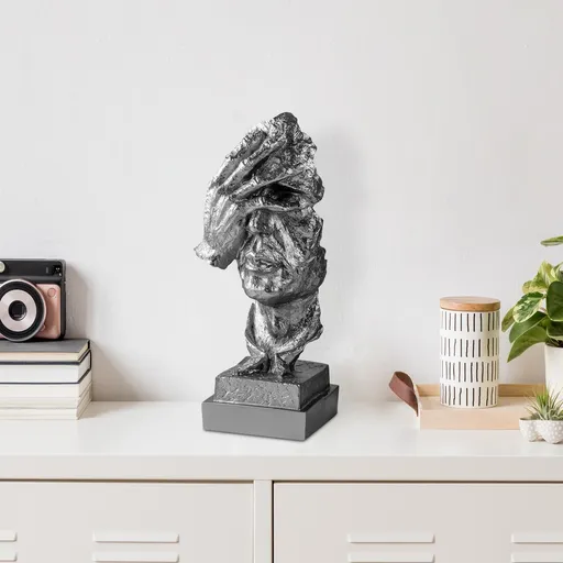 Decoratiune, Yak-032-B, Poliester, Argintiu