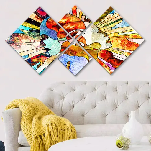 Pictură decorativă MDF, 4MDF1021939786, Imprimat UV, Multicolor