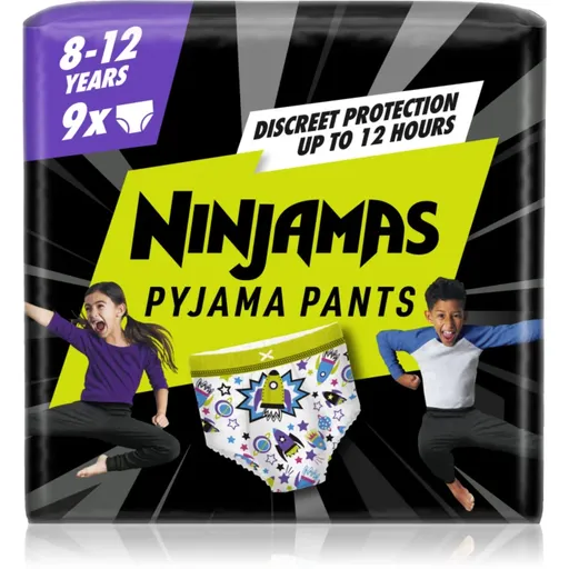 Pampers Ninjamas Pyjama Pants scutece tip chiloțel de noapte 27-43 kg Spaceships 9 buc