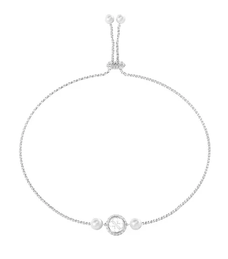 Guess Brățară elegantă din oțel Tiny Pearly JUBB05520JWRHT/U