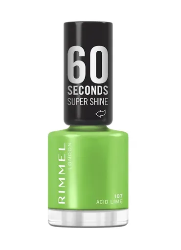 Rimmel Lac de unghii 60 Seconds Shine Super 8 ml 107 Acid Lime