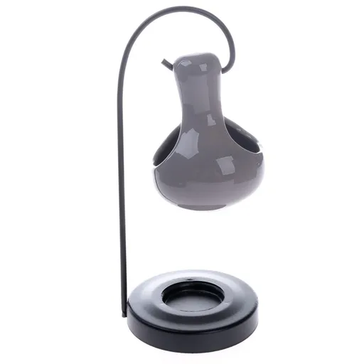 Lampa aromatică suspendată, gri, 9 x 22 cm, gri