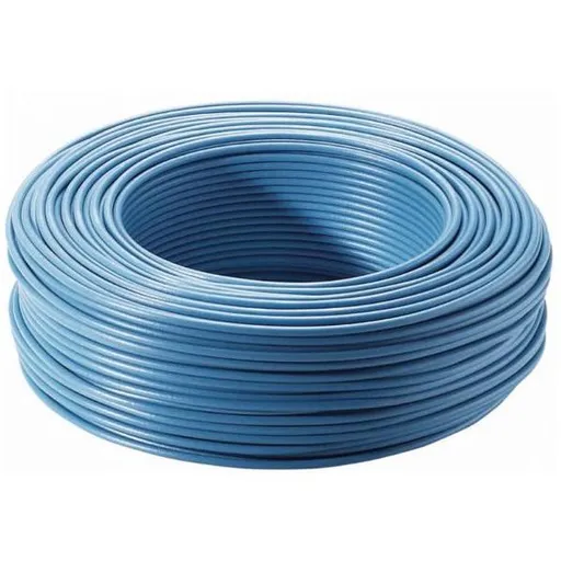 Rola 100m conductor litat din cupru MYF 4 (H07V-K) albastru