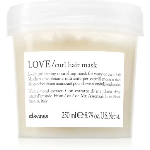 Davines Love Curl Hair Mask Masca intens hrănitoare pentru păr creț 250 ml