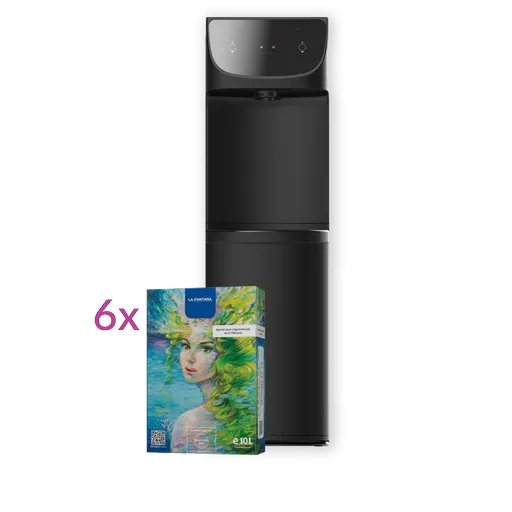 Dozator Apă Extra 6 - Abonament Watercooler ( Dozator Apa ) și 60 Litri Apă De Izvor Pe Lună, n Sistem Bag In Box