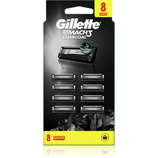 Gillette Mach3 Charcoal rezerva Lama 8 buc