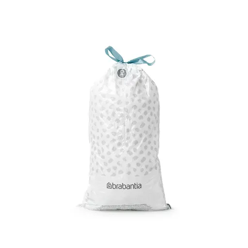 Saci de gunoi Brabantia PerfectFit FlatBack+/Bo 1004144, dimensiune O, 30 l, 20 buc, alb