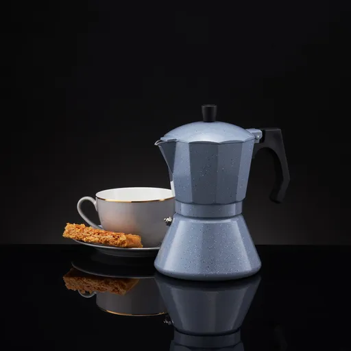 Cafetiera filtru Lexi, Ambition, 6 cesti, 300 ml, aluminiu, gri