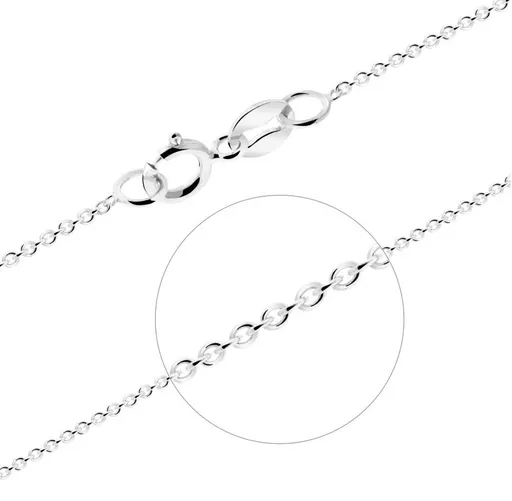 Cutie Jewellery Lănțișor fin din aur alb Anker Z0012 40 cm